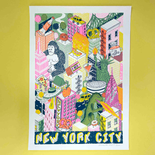 A2 NYC Silk Screen Print 2nd edition