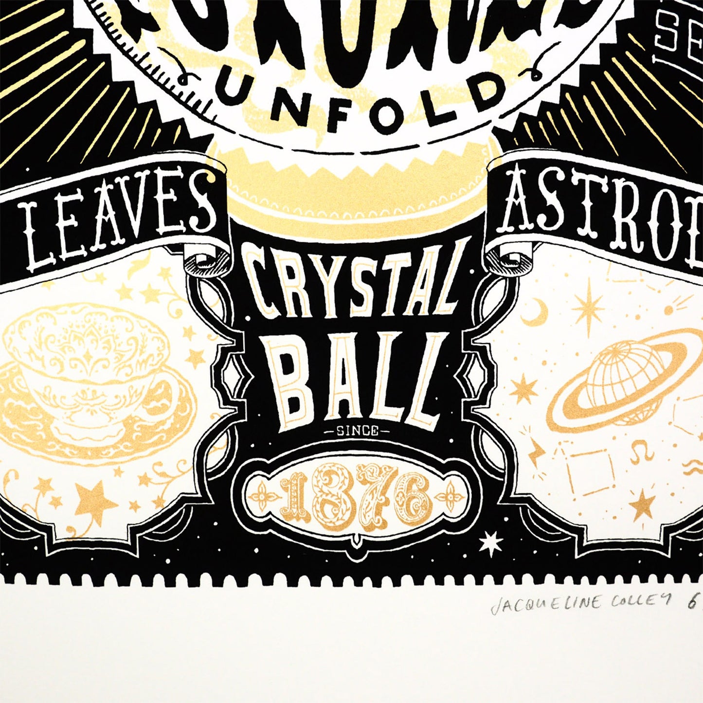 B3 Fortunes Told Futures Unfold Screen Print