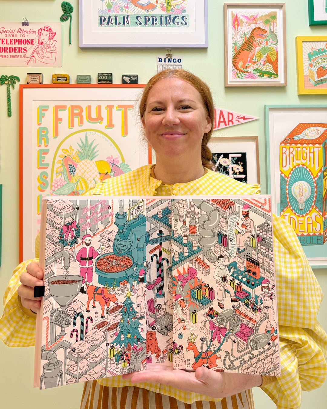 From Roastery to “Grind Grotto”: Illustrating a Christmas World for GRIND’s Advent Calendar 2025