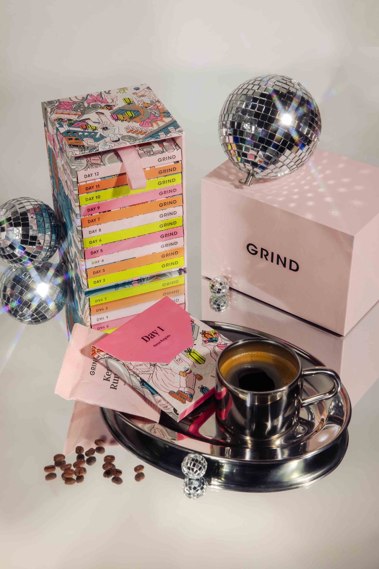 GRIND Grotto Advent Calendar illustration