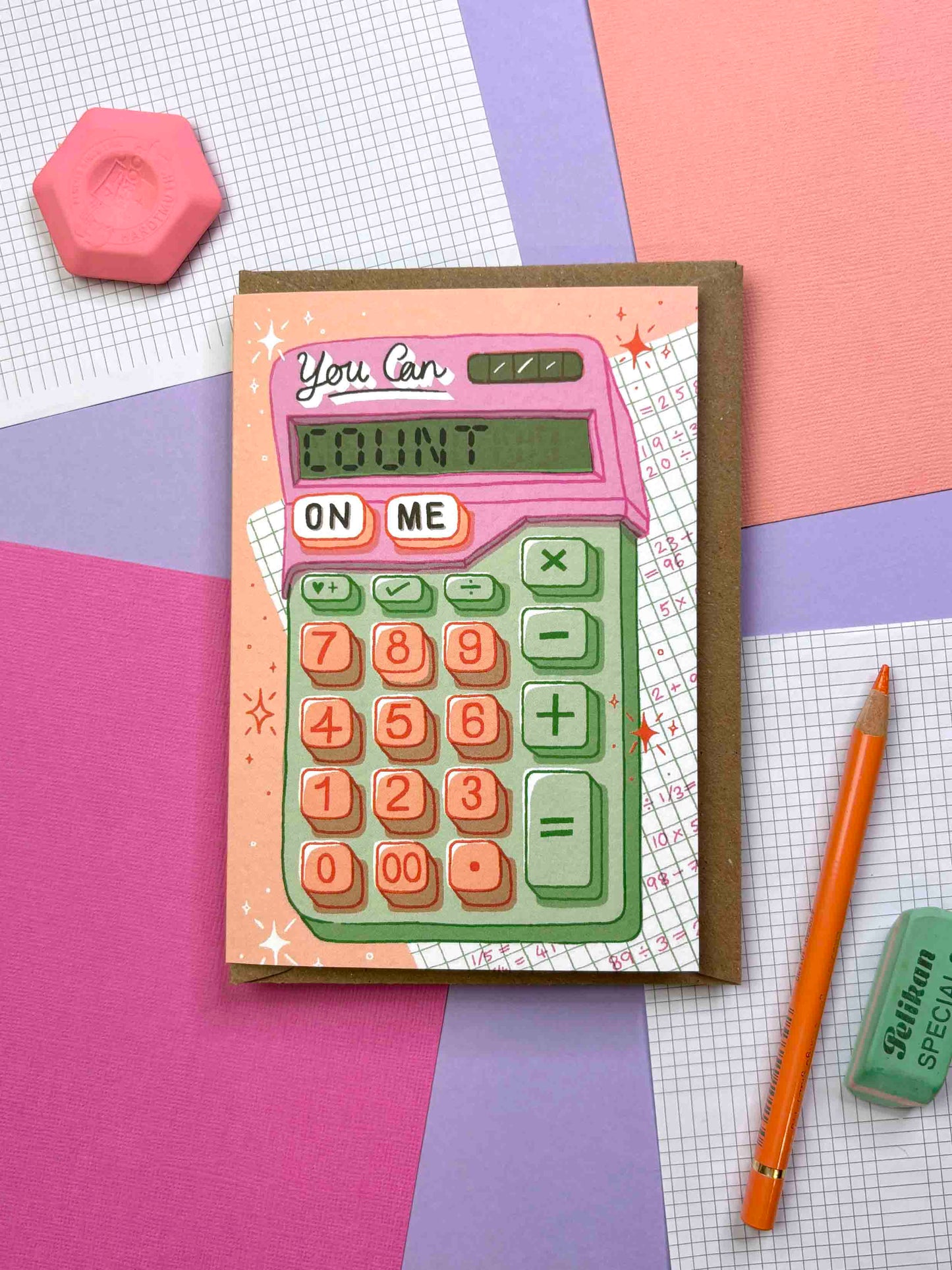 Count On Me, Greeting Card