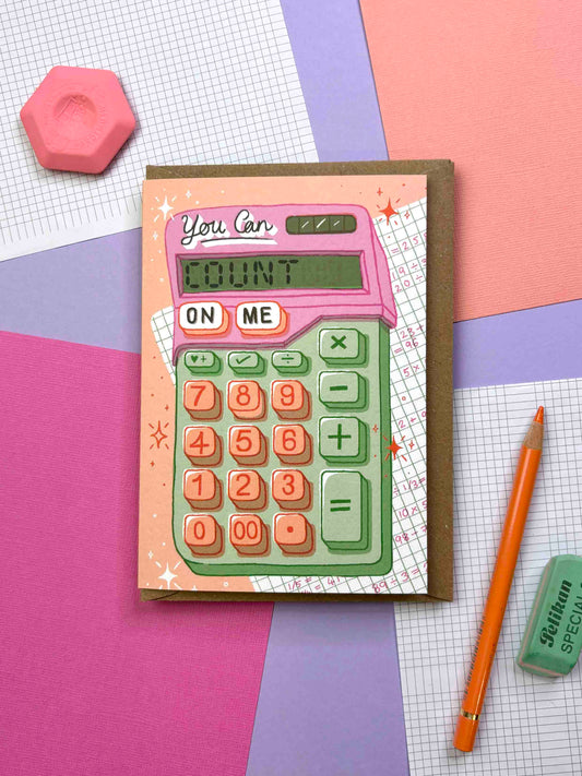 Count On Me, Greeting Card