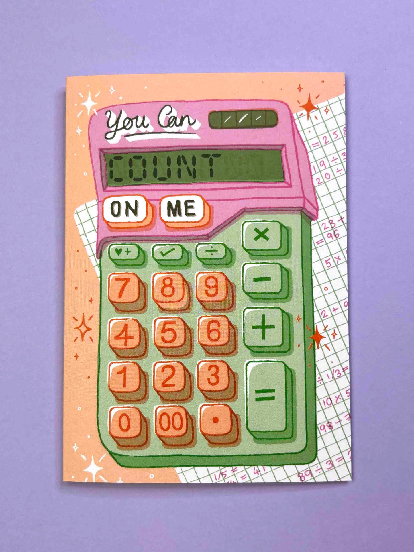 Count On Me, Greeting Card