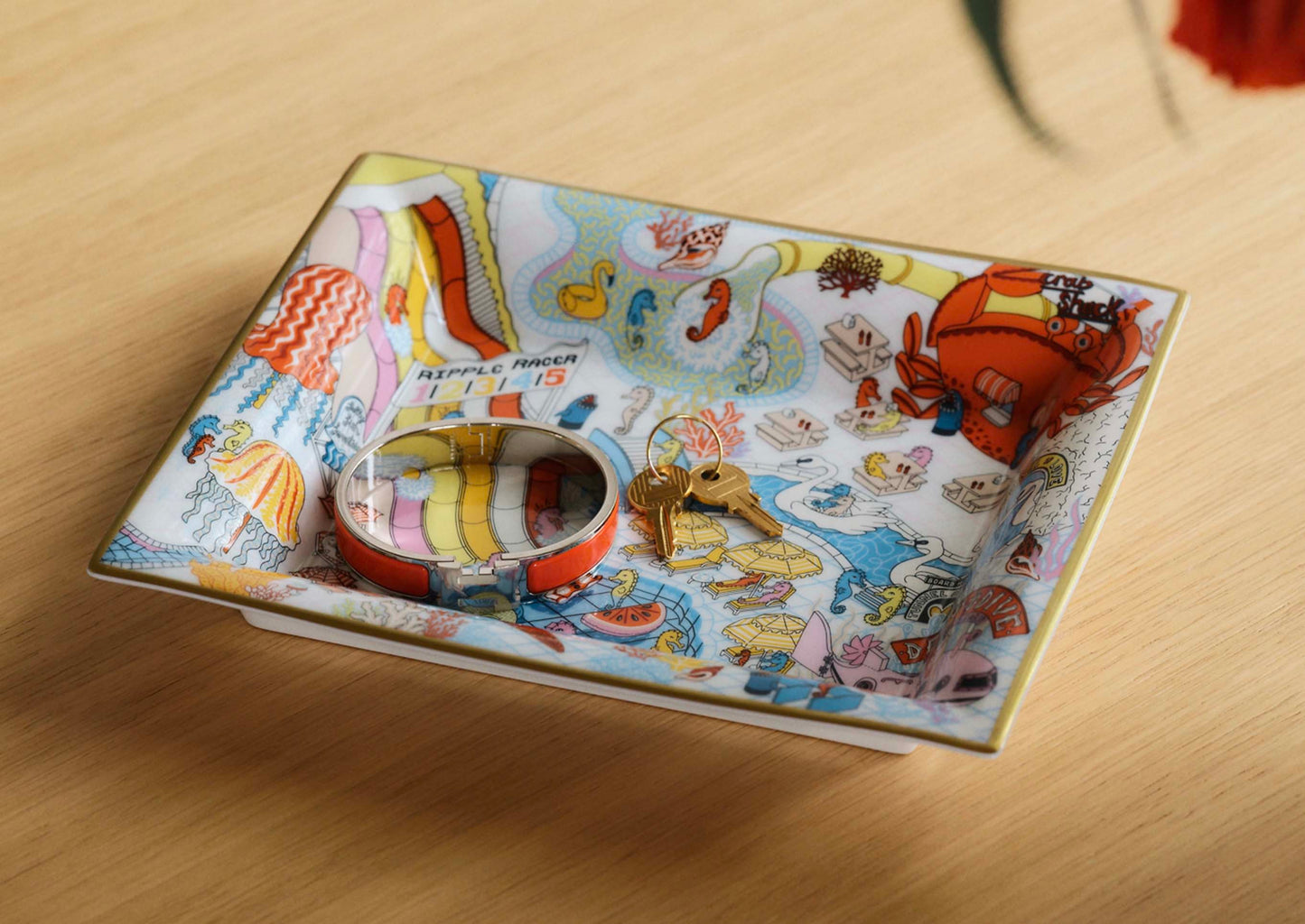 SPLASH PARK SCARF DESIGN FOR HERMÈS