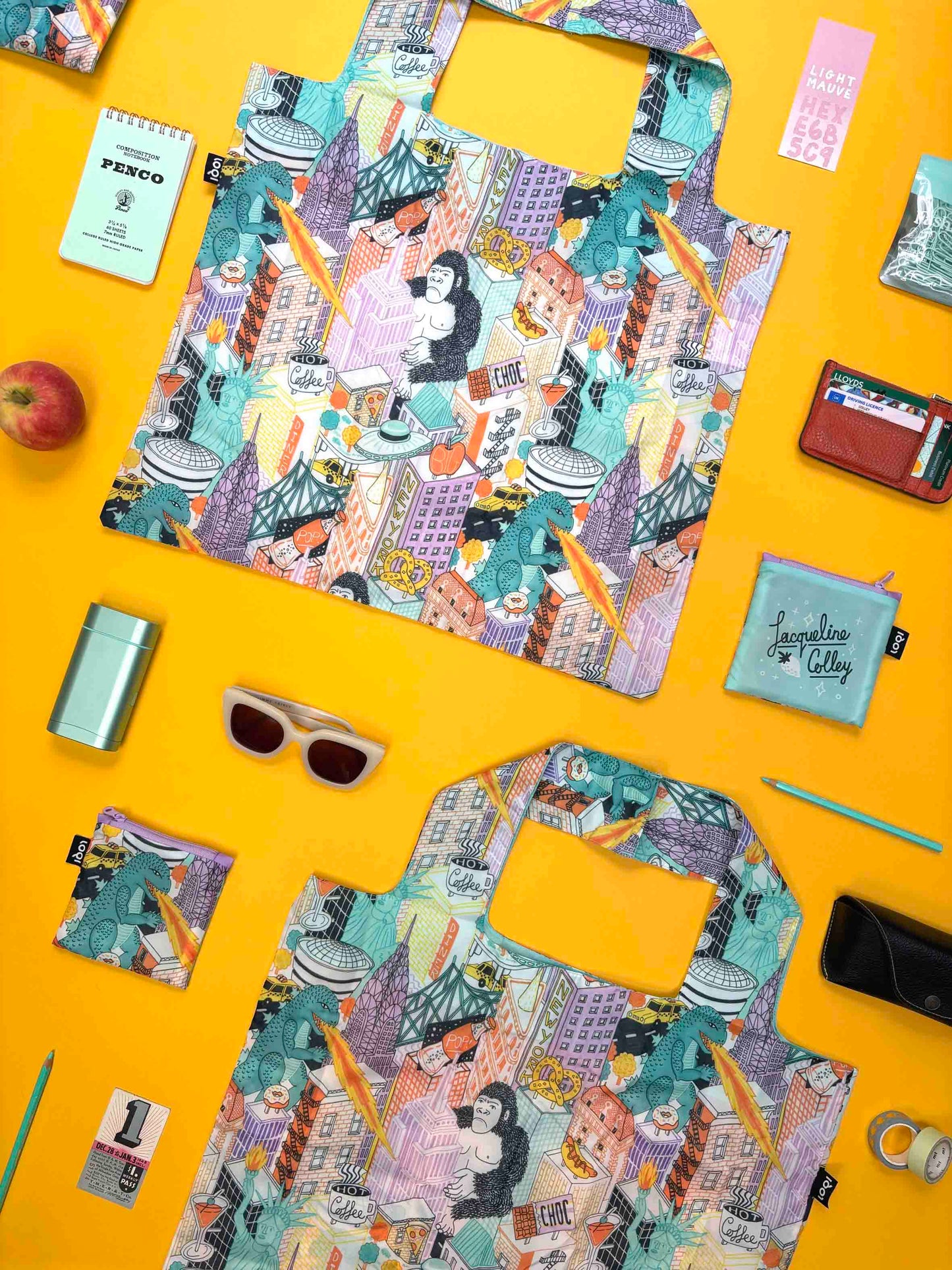 Pop Culture New York Recycled Bag