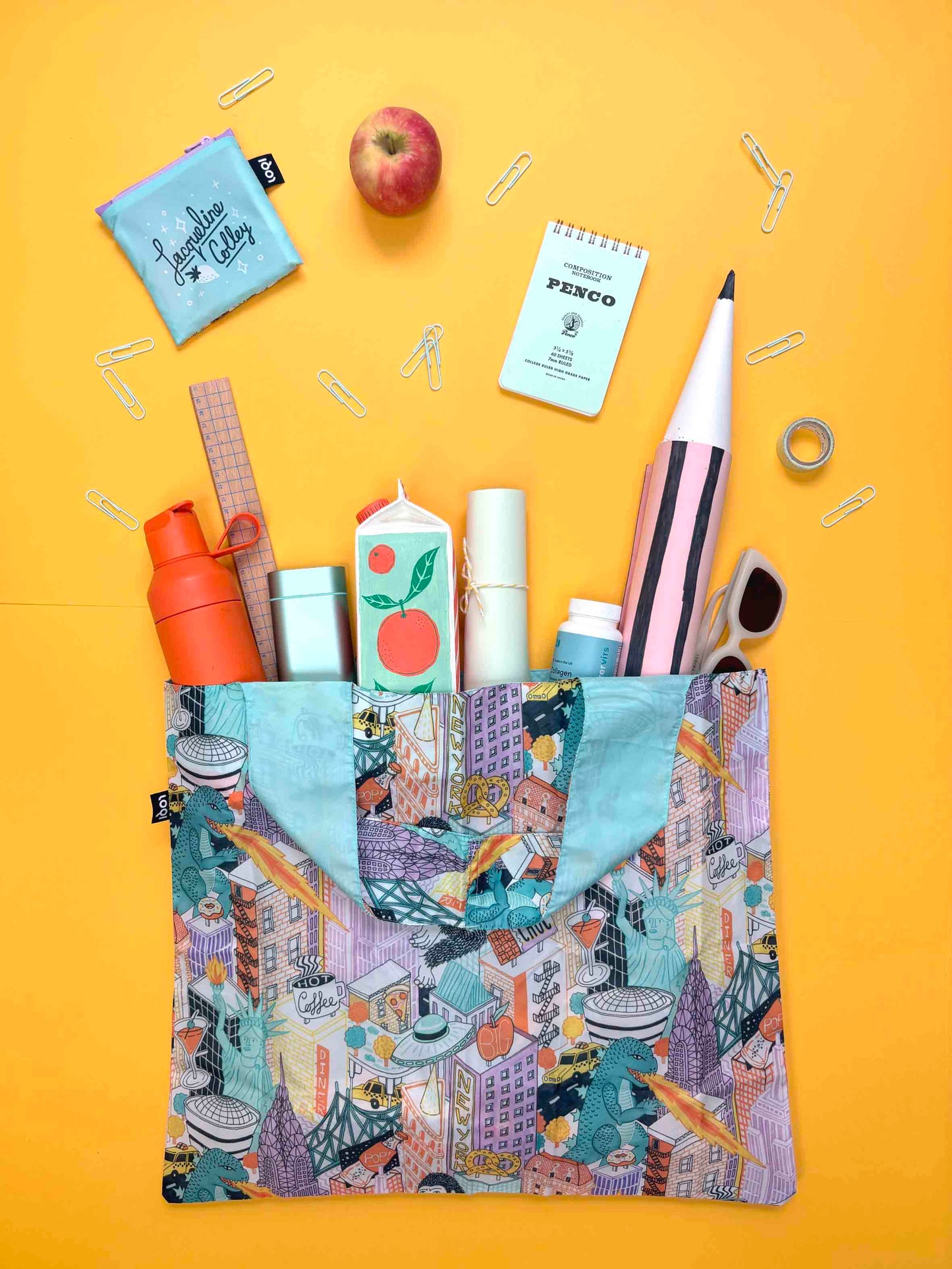 Pop Culture New York Recycled Bag