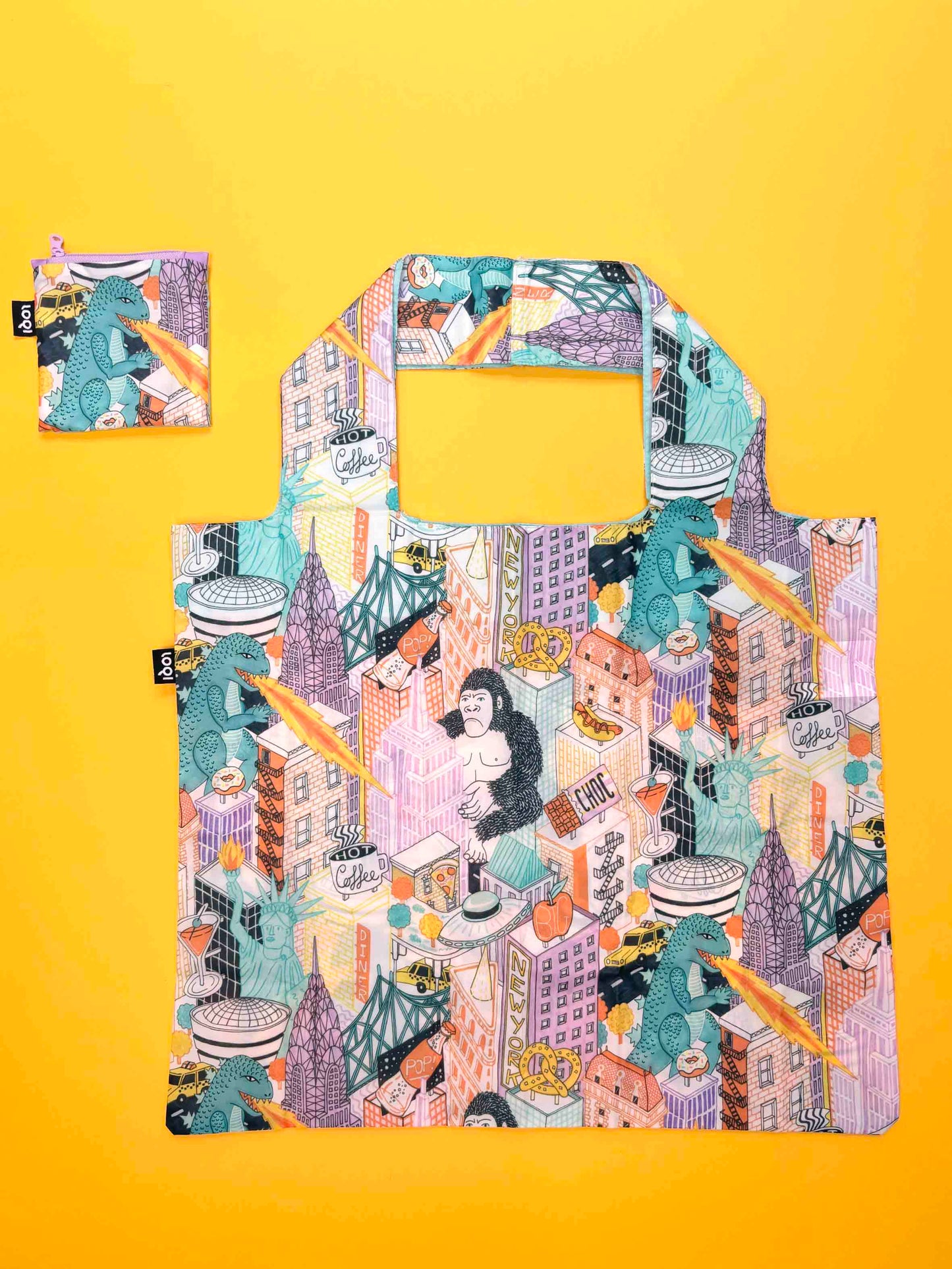 Pop Culture New York Recycled Bag