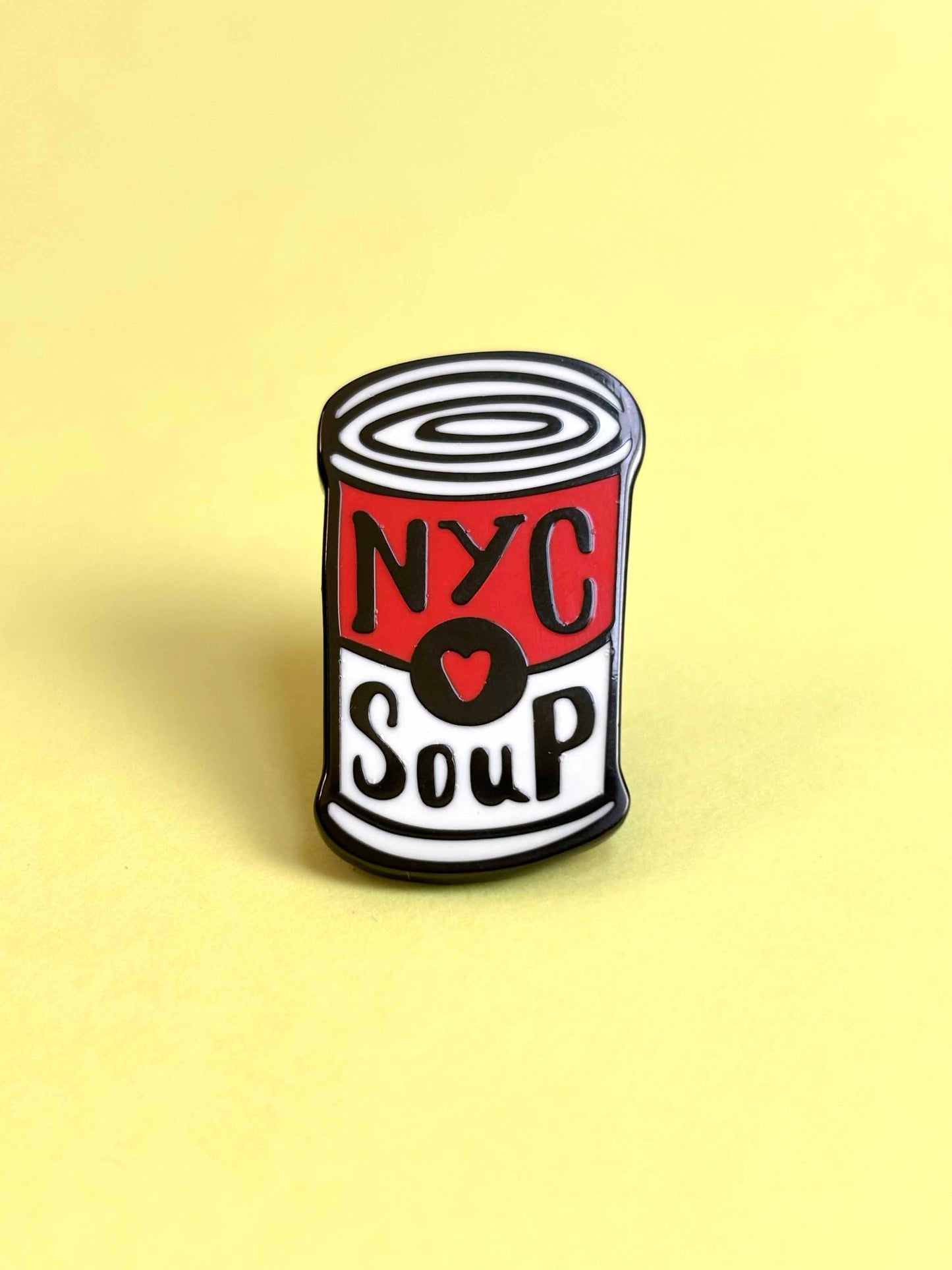 NYC Soup Can Enamel Pin
