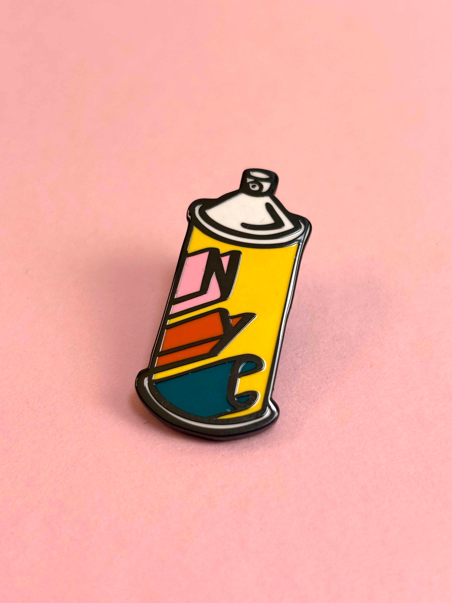 NYC Spray Paint Can Enamel Pin