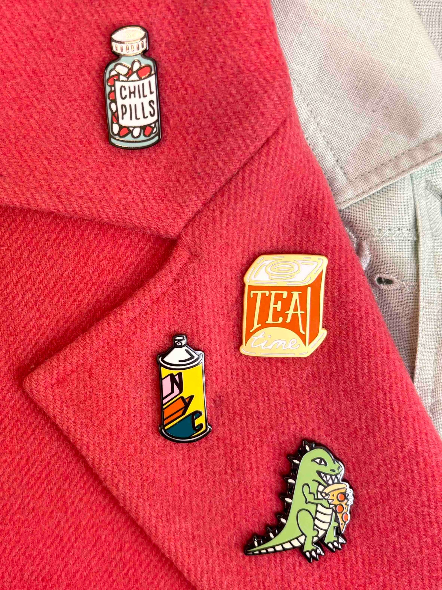 NYC Spray Paint Can Enamel Pin