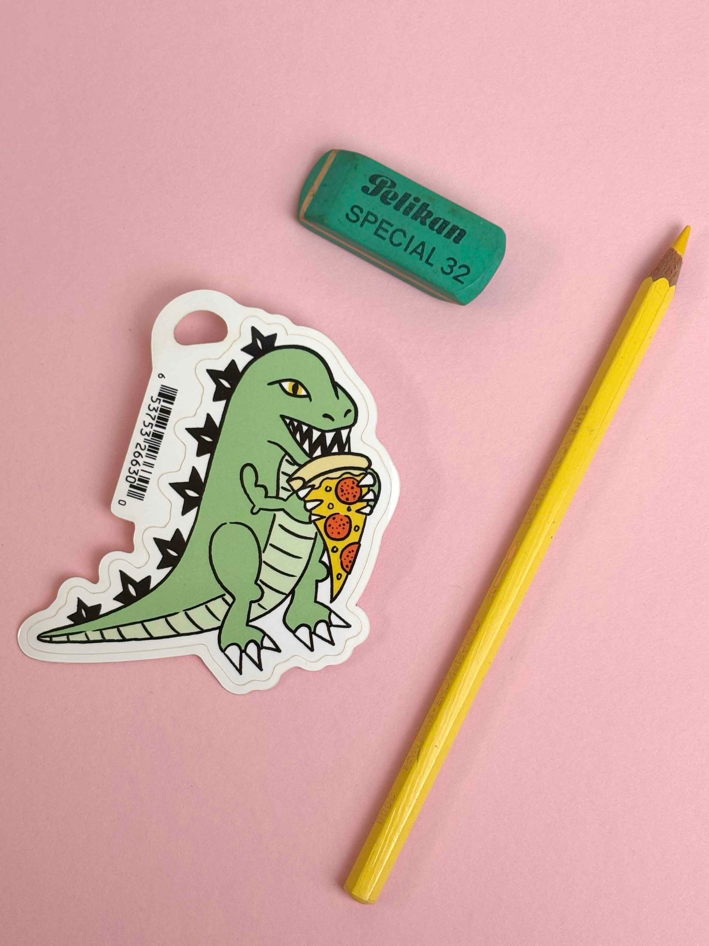 NYC Godzilla Pizza Sticker
