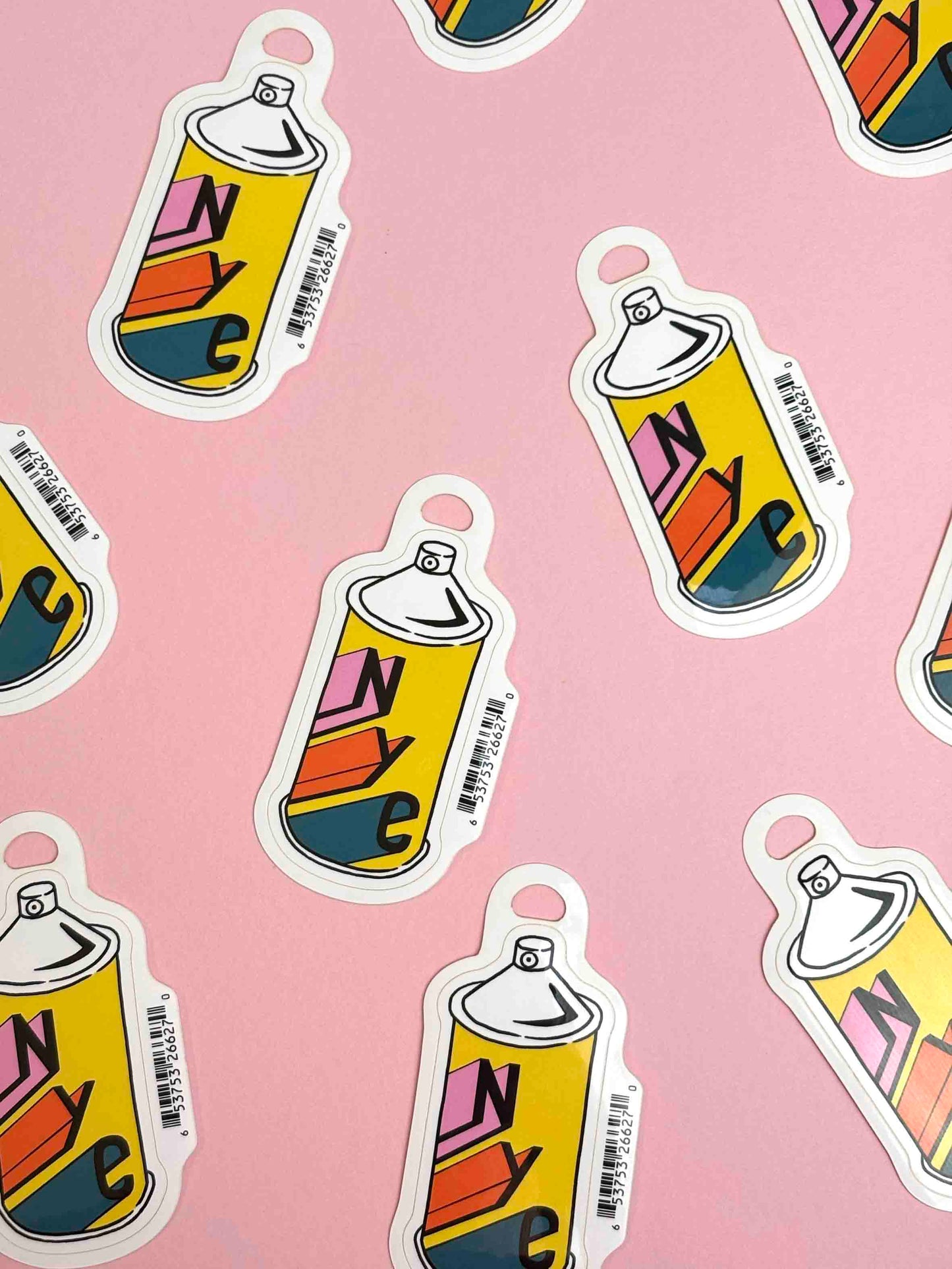 NYC Spray Paint Can Sticker