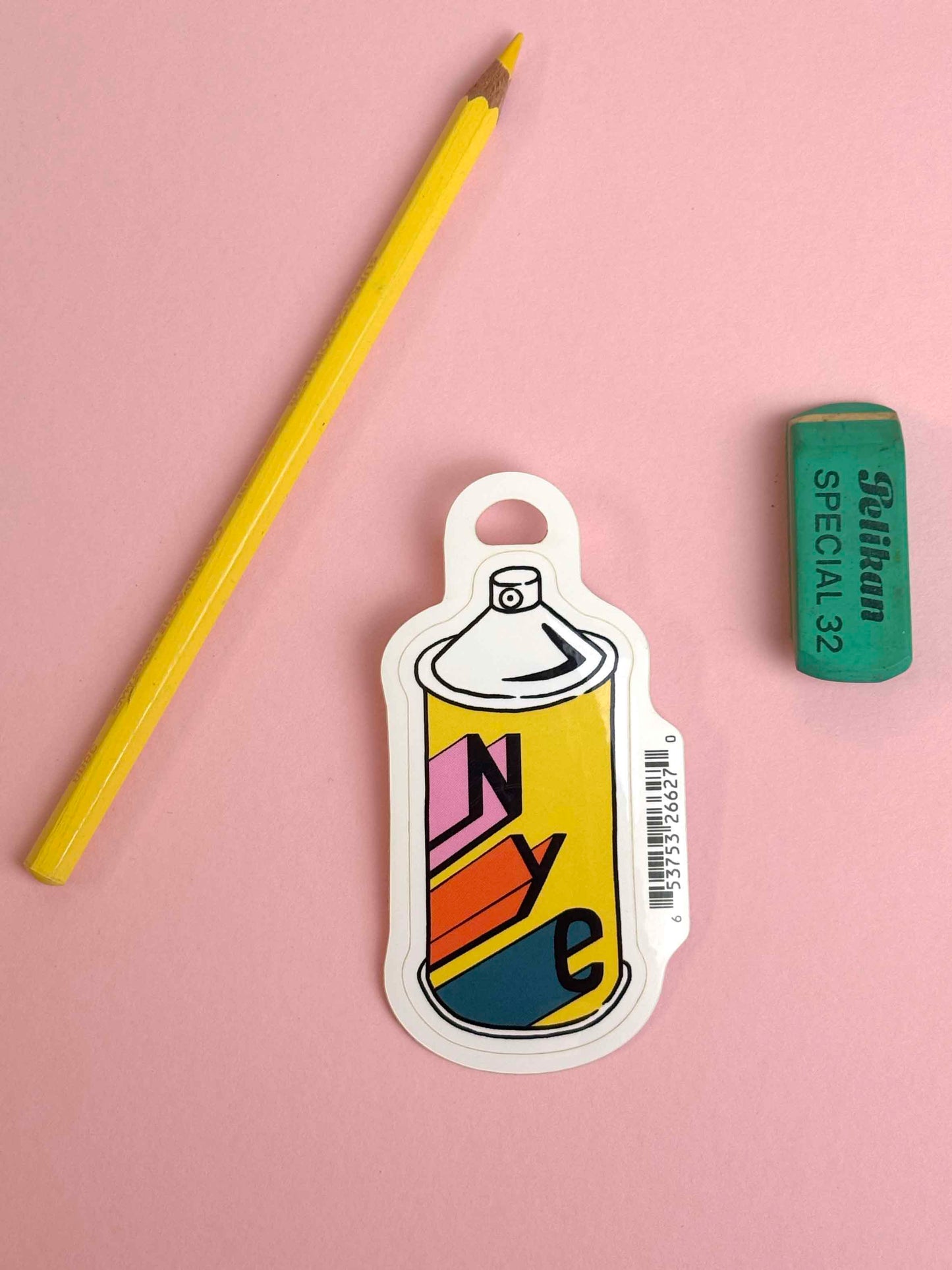 NYC Spray Paint Can Sticker