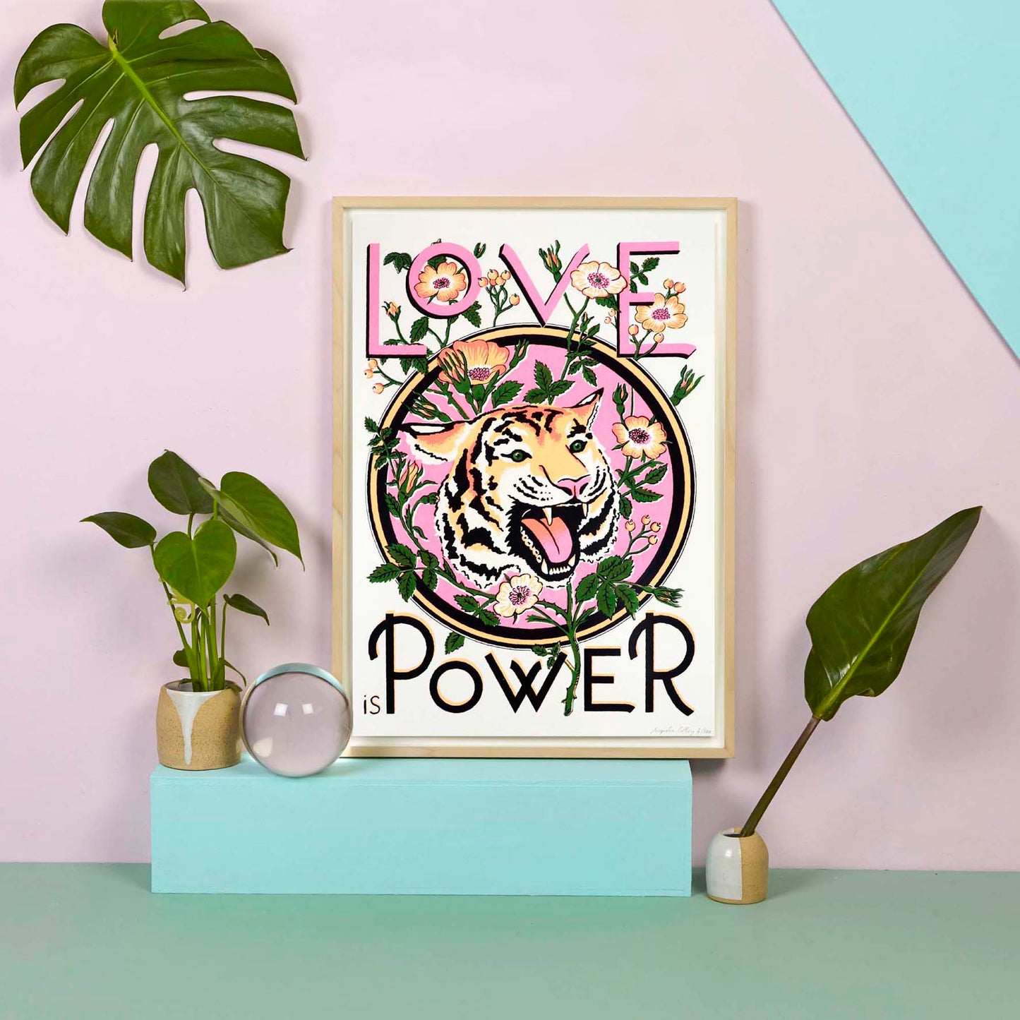 A2 Love is Power Silk Screen Print