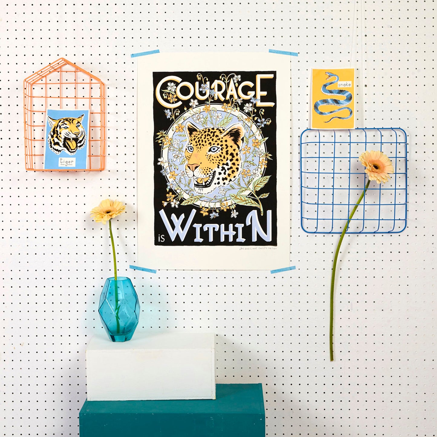 B3 Courage is Within Screen Print