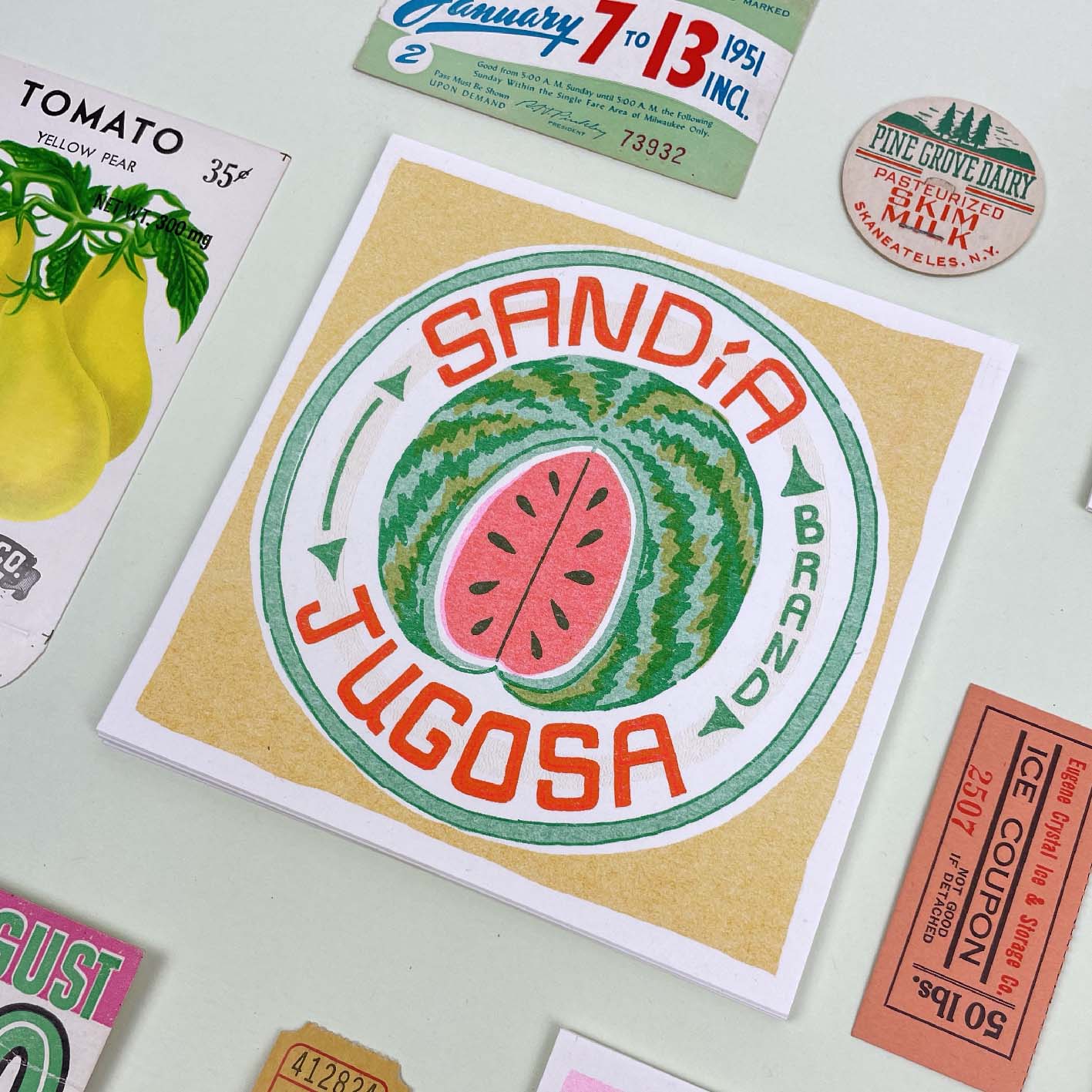 Fantasy Fruit Labels, Mini Print Set