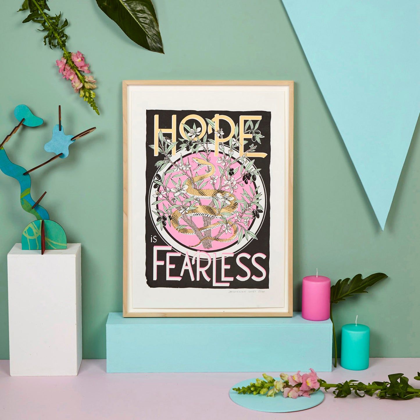 B3 Hope is Fearless Screenprint